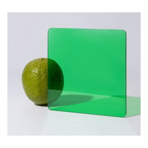 Монолитный поликарбонат 1мм зеленый лист